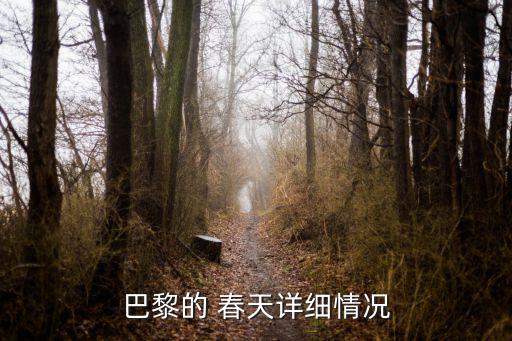 巴黎的 春天詳細(xì)情況