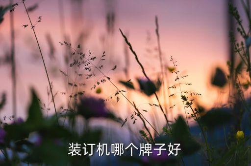 裝訂機(jī)哪個(gè)牌子好