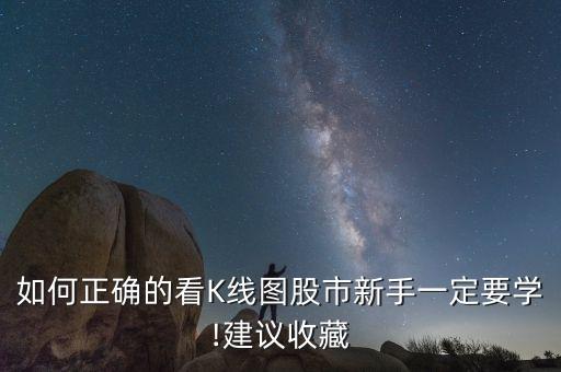 如何正確的看K線圖股市新手一定要學!建議收藏
