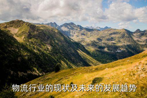  物流行業(yè)的現(xiàn)狀及未來(lái)的發(fā)展趨勢(shì)