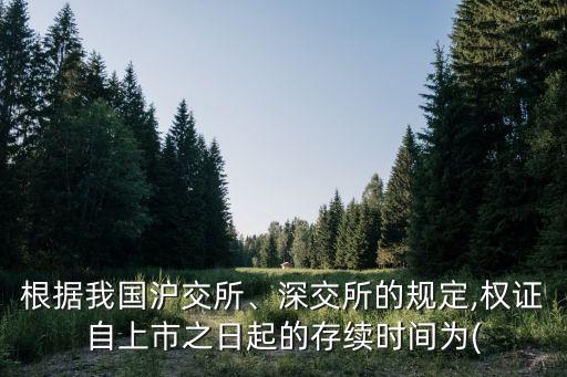 中國現(xiàn)在還有沒有認股權(quán)證