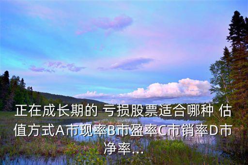 虧損公司估值,虧損的企業(yè)估值都很低這句話對(duì)嗎