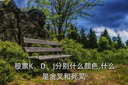 股票K、D、J分別什么顏色,什么是金叉和死叉