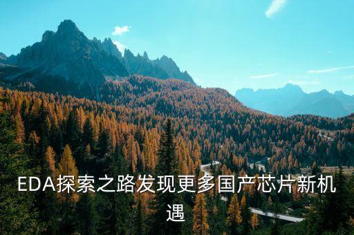 EDA探索之路發(fā)現(xiàn)更多國(guó)產(chǎn)芯片新機(jī)遇