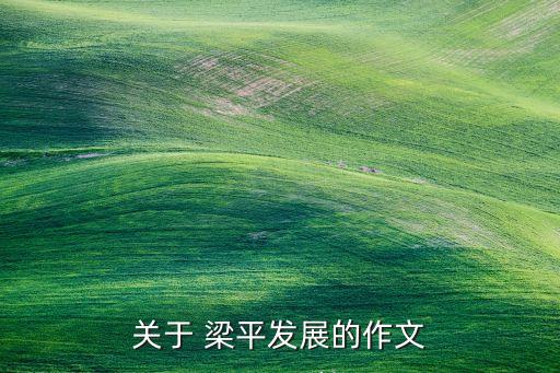 關于 梁平發(fā)展的作文