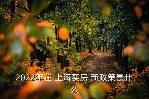 上海迎來最嚴房產新政