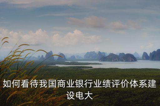 如何看待我國商業(yè)銀行業(yè)績評價(jià)體系建設(shè)電大