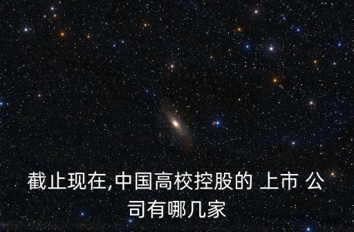 截止現(xiàn)在,中國高?？毓傻?上市 公司有哪幾家
