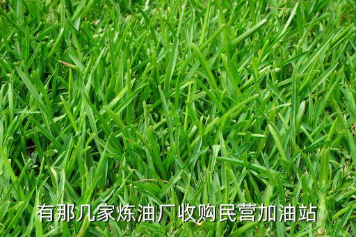 有那幾家煉油廠收購民營加油站