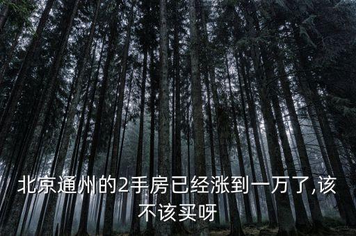 北京市二手房房價(jià)再度上升