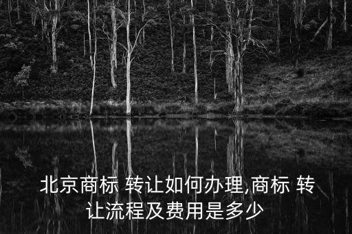  北京商標(biāo) 轉(zhuǎn)讓如何辦理,商標(biāo) 轉(zhuǎn)讓流程及費用是多少