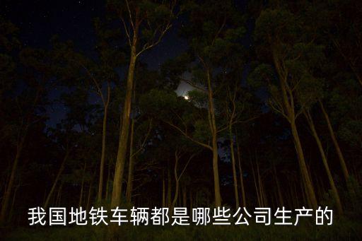 我國(guó)地鐵車輛都是哪些公司生產(chǎn)的