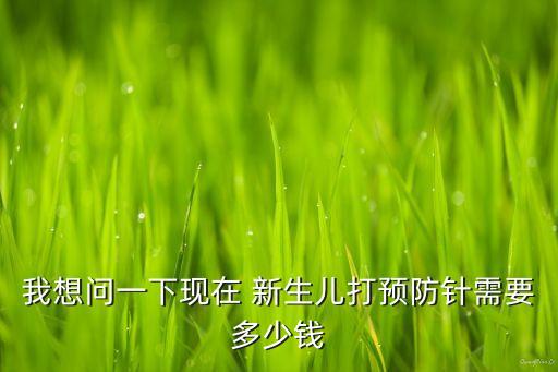 我想問(wèn)一下現(xiàn)在 新生兒打預(yù)防針需要多少錢(qián)