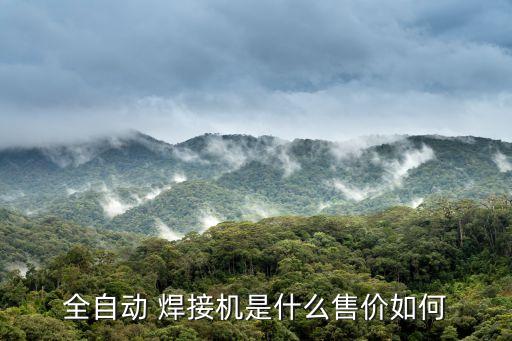 全自動 焊接機(jī)是什么售價如何