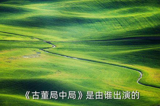 《古董局中局》是由誰(shuí)出演的