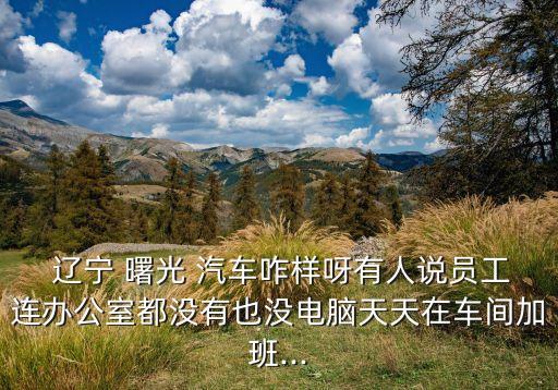  遼寧 曙光 汽車(chē)咋樣呀有人說(shuō)員工連辦公室都沒(méi)有也沒(méi)電腦天天在車(chē)間加班...
