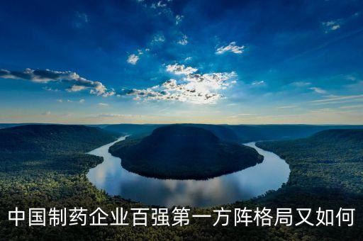 中國(guó)制藥企業(yè)百?gòu)?qiáng)第一方陣格局又如何