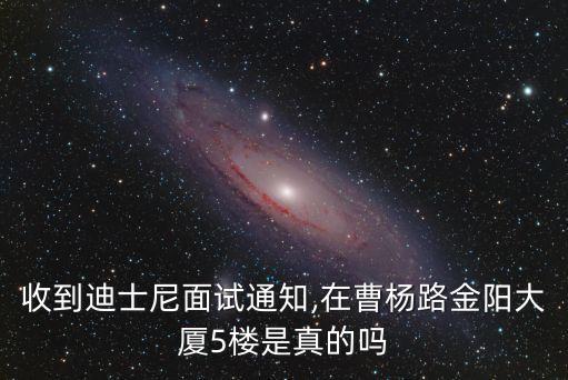 收到迪士尼面試通知,在曹楊路金陽大廈5樓是真的嗎