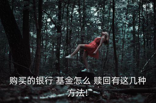 網上基金贖回怎么操作,基金贖回是什么意思?怎么操作啊?