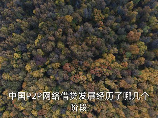 中國P2P網(wǎng)絡借貸發(fā)展經歷了哪幾個階段