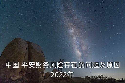中國 平安財(cái)務(wù)風(fēng)險(xiǎn)存在的問題及原因2022年
