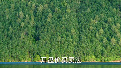  開(kāi)盤(pán)價(jià)買賣法