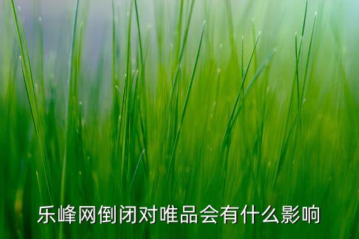 樂峰網(wǎng)倒閉對(duì)唯品會(huì)有什么影響