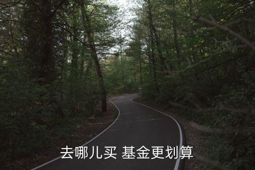 去哪兒買(mǎi) 基金更劃算