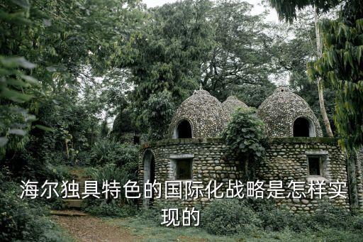  海爾獨具特色的國際化戰(zhàn)略是怎樣實現的
