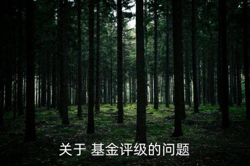 關(guān)于 基金評(píng)級(jí)的問(wèn)題