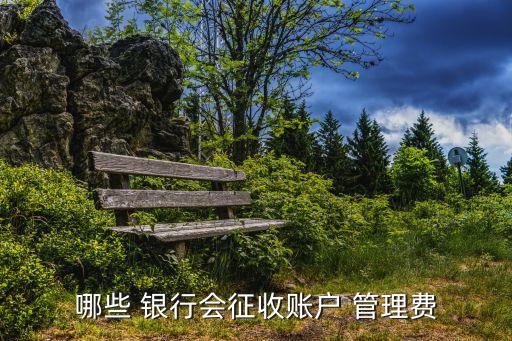 哪些 銀行會征收賬戶 管理費
