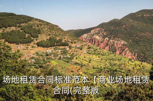 場地租賃合同標(biāo)準范本【商業(yè)場地租賃合同(完整版