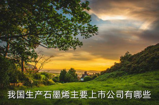 我國生產石墨烯主要上市公司有哪些