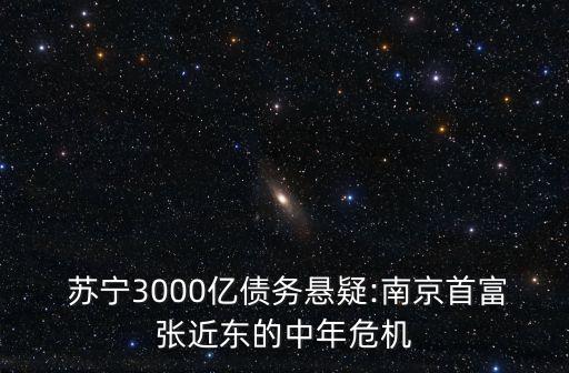  蘇寧3000億債務(wù)懸疑:南京首富張近東的中年危機