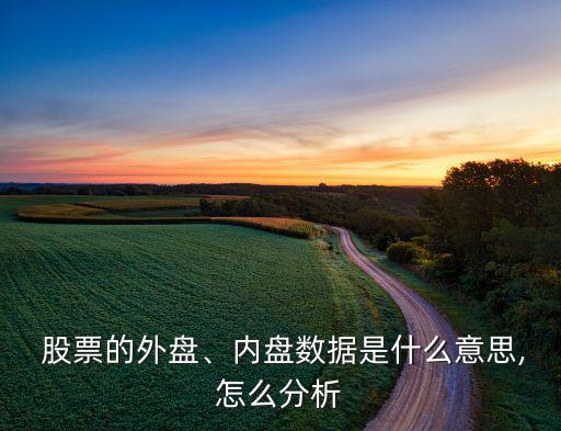 股票的外盤、內(nèi)盤數(shù)據(jù)是什么意思,怎么分析