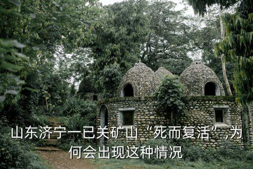山東濟寧一已關(guān)礦山“死而復(fù)活”,為何會出現(xiàn)這種情況