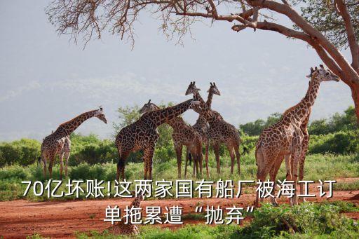 70億壞賬!這兩家國(guó)有船廠被海工訂單拖累遭“拋棄”
