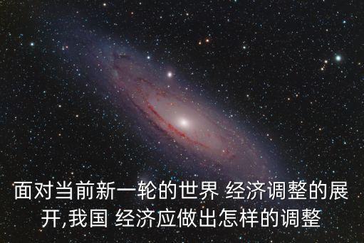 面對(duì)當(dāng)前新一輪的世界 經(jīng)濟(jì)調(diào)整的展開,我國 經(jīng)濟(jì)應(yīng)做出怎樣的調(diào)整
