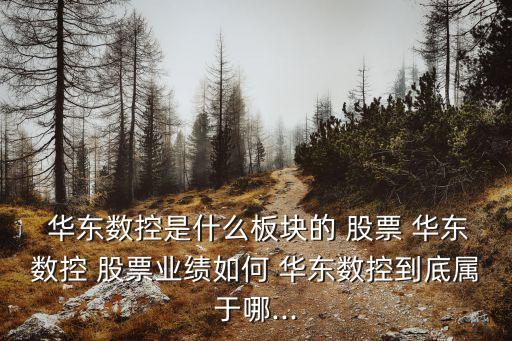  華東數(shù)控是什么板塊的 股票 華東數(shù)控 股票業(yè)績(jī)?nèi)绾?華東數(shù)控到底屬于哪...