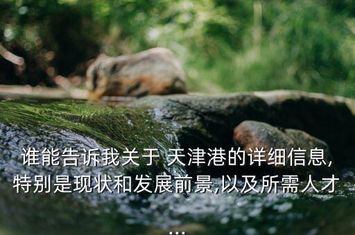 誰能告訴我關于 天津港的詳細信息,特別是現(xiàn)狀和發(fā)展前景,以及所需人才...
