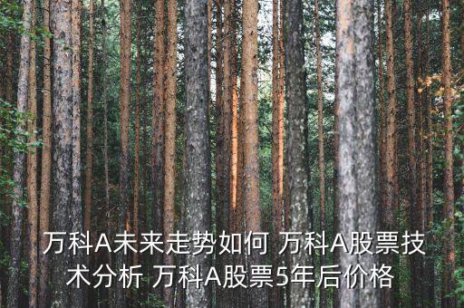  萬科A未來走勢(shì)如何 萬科A股票技術(shù)分析 萬科A股票5年后價(jià)格