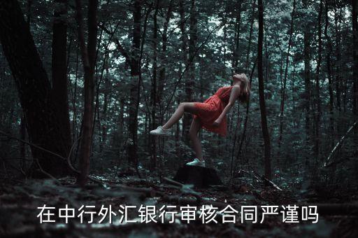 在中行外匯銀行審核合同嚴謹嗎
