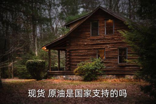 現(xiàn)貨 原油是國(guó)家支持的嗎