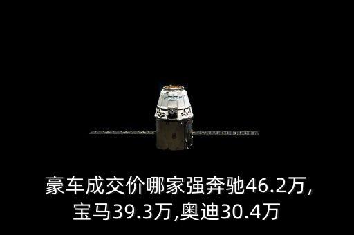  豪車成交價(jià)哪家強(qiáng)奔馳46.2萬(wàn),寶馬39.3萬(wàn),奧迪30.4萬(wàn)