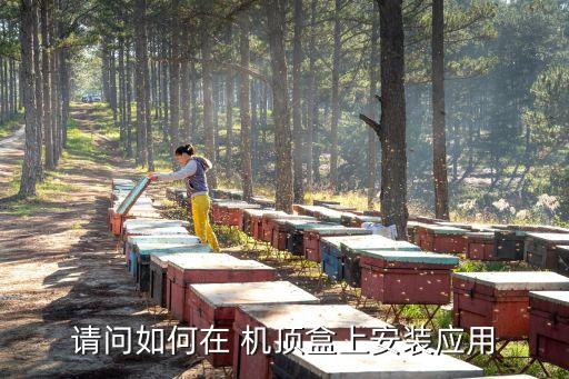 請問如何在 機頂盒上安裝應用