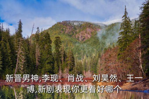 新晉男神,李現(xiàn)、肖戰(zhàn)、劉昊然、王一博,新劇表現(xiàn)你更看好哪個