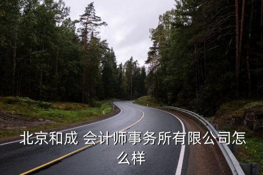  北京和成 會計師事務(wù)所有限公司怎么樣