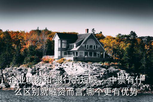 企業(yè)債券和 銀行的短融、 中票有什么區(qū)別就融資而言,哪個(gè)更有優(yōu)勢(shì)