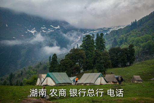 湖南 農(nóng)商 銀行總行 電話(huà)