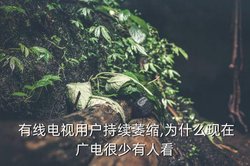  有線(xiàn)電視用戶(hù)持續(xù)萎縮,為什么現(xiàn)在廣電很少有人看